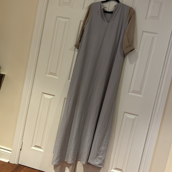 Neutral  Kaftan maxi Dress - Picture 8 of 13